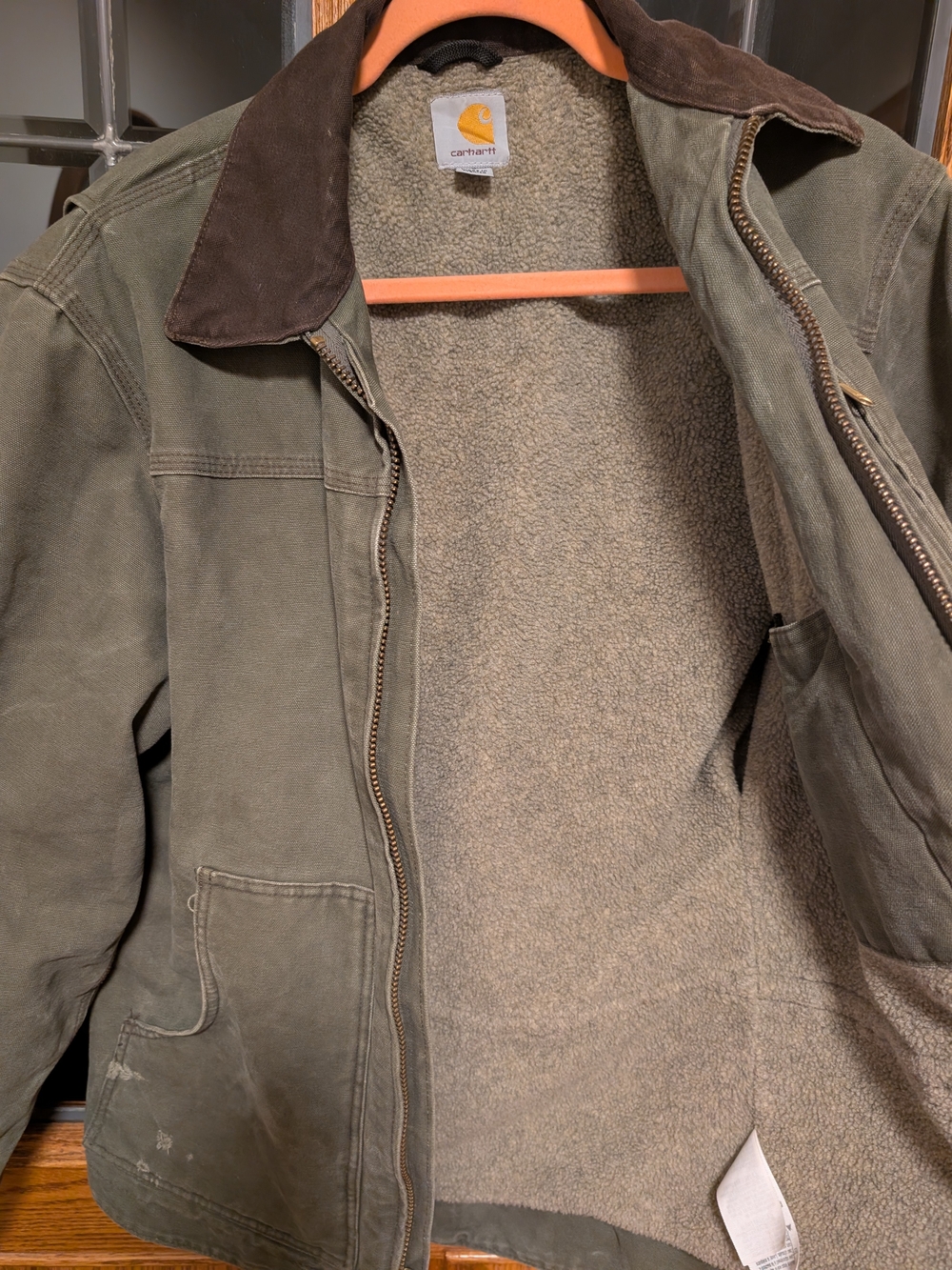 Vintage Carhartt Sandstone Ridge C61 AMG Jacket - Mens Sz S